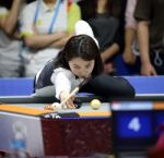 Cha Yu-ram Billiard Player Of South Korea Stock Photo