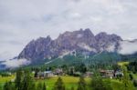 Look To Cortina D Ampezzo, Italy  Stock Photo