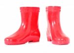 Red Boot Stock Photo