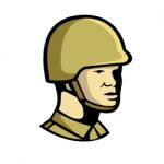 Chinese Communist Soldier Icon Stock Photo