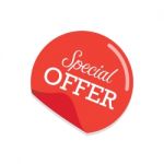 Special Offer Sticker Stock Photo