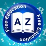 Free Education Indicates For Nothing And Complimentary Stock Photo