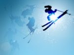 Ski Jumper Stock Photo