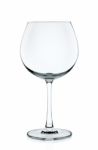 Empty Wine Glass Isolated On The White Background Stock Photo