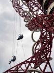 The Arcelormittal Orbit Sculpture At The Queen Elizabeth Olympic Stock Photo