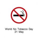World No Tobacco Day Smoking Logo Stock Photo