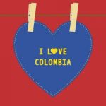 I Love Colombia5 Stock Photo