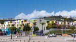Albufeira, Southern Algarve/portugal - March 10 : Colourful Buil Stock Photo