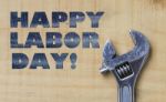 Happy Labor Day Design Idea Background Stock Photo