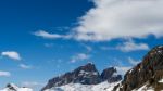 View Of The Dolomites From The Pordoi Pass Stock Photo