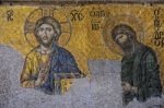 Istanbul, Turkey - May 26 : Example Of Christian Art In Hagia Sophia Museum In Istanbul Turkey On May 26, 2018 Stock Photo