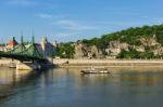 Danube River Crossing Budapest Stock Photo