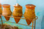 Traditional Water Containers, Egypt Stock Photo