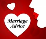 Marriage Advice Means Help Relationship And Matrimonial Stock Photo