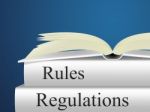 Regulations Rules Represents Protocol Guidance And Regulated Stock Photo
