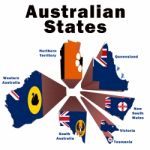 Australian States Stock Photo
