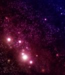 Starry Background Of Stars And Nebulas In Deep Outer Space Stock Photo
