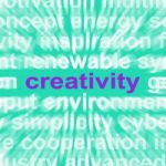 Creativity Word Shows Originality, Innovation And Imagination Stock Photo