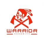 Native American Warrior Security Mascot Stock Photo