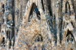 Gaudi's La Sagrada Familia Barcelona Stock Photo