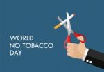Tobacco Abuse Concept Poster Stock Photo