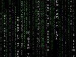 Matrix Tech Shows Digitally Abstract And Data Stock Photo