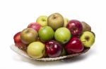 Fresh And Healthy Apple Variety Stock Photo