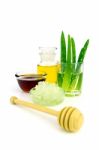 Aloe Vera Hair And Facial Treatment Recipe Stock Photo