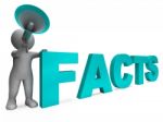 Facts Character Shows Details Information And Knowledge Stock Photo