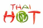 Hot Thai Chilli  Stock Photo