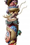 Chinese Style Dragon Statue Stock Photo