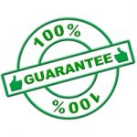 Hundred Percent Guarantee Represents Completely Promise And Ensure Stock Photo