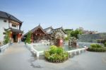 The Celestial Dragon Village In Suphan Buri, Thailand Stock Photo