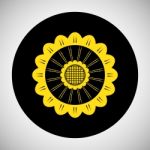 Flower Icon Stock Photo