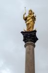 St Marys Column In Munich Stock Photo