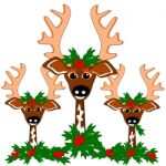 Reindeer Cheer Stock Photo