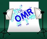 Omr Currency Means Oman Rials And Coin Stock Photo