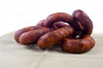 Portuguese Chorizo Stock Photo