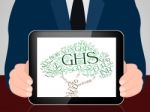 Ghs Currency Means Exchange Rate And Broker Stock Photo