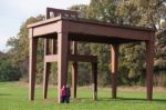 Huge Table And Chair In Parco Di Monza Stock Photo