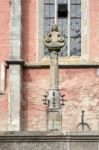 Merman Statue In Rothenburg Stock Photo