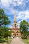 Wat Chalong Or Wat Chaitaram Temple Stock Photo