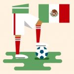 Mexico National Soccer Kits Stock Photo