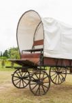Covered Wagon Stock Photo