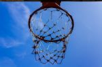 Basketball Hoop Stock Photo