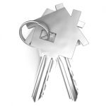 Home Keys Shows House Security Or Unlocking Stock Photo