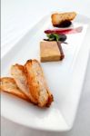 Delicious Dish Of Foie Gras Stock Photo