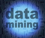 Data Mining Represents Study Facts And Investigate Stock Photo
