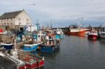 View Of Pittenweem Harbour In Fife Stock Photo