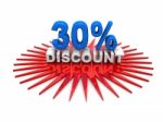30%discount Stock Photo
